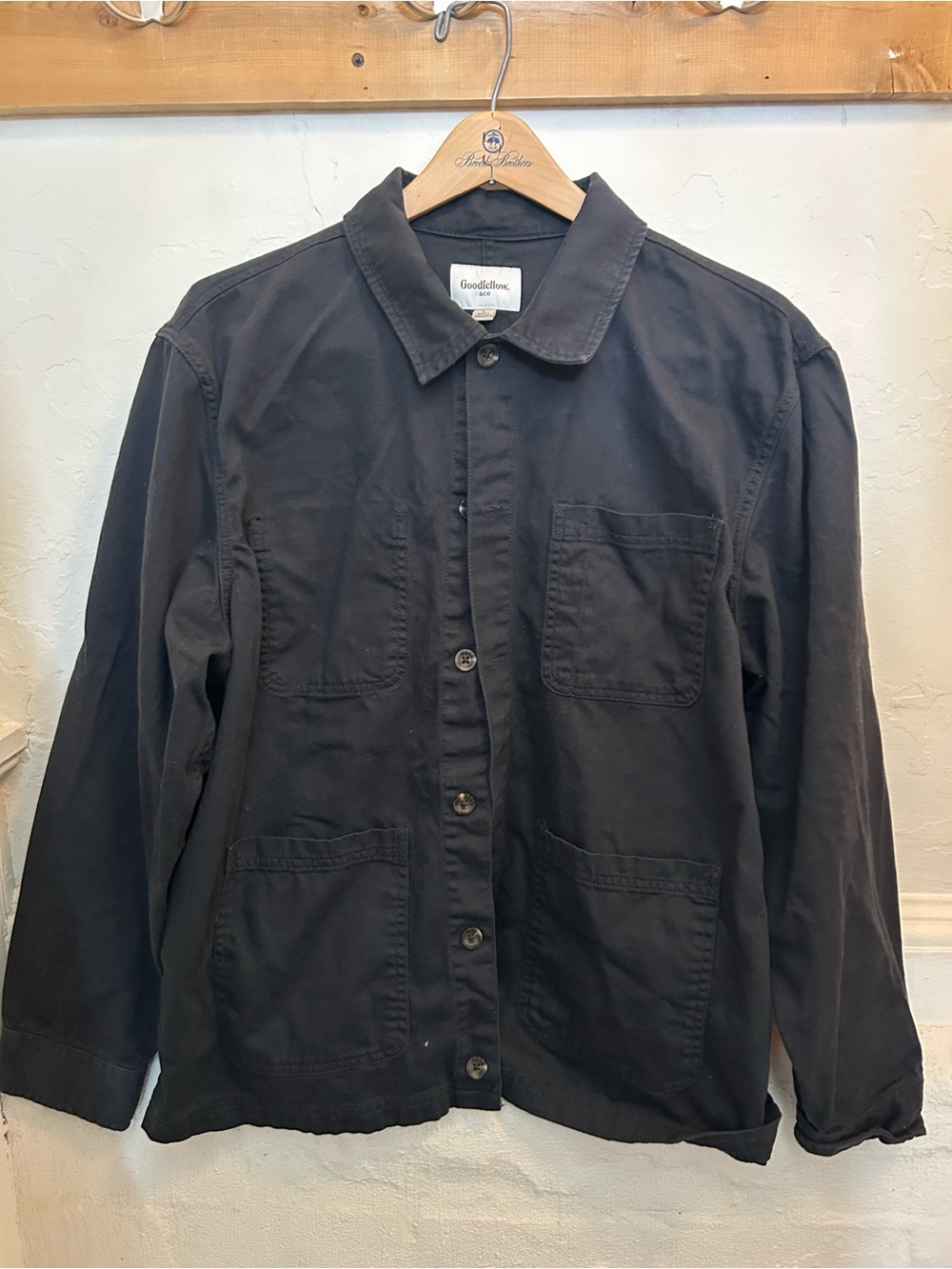 Goodfellow & Co Dark Charcoal Button-Front Utility Jacket